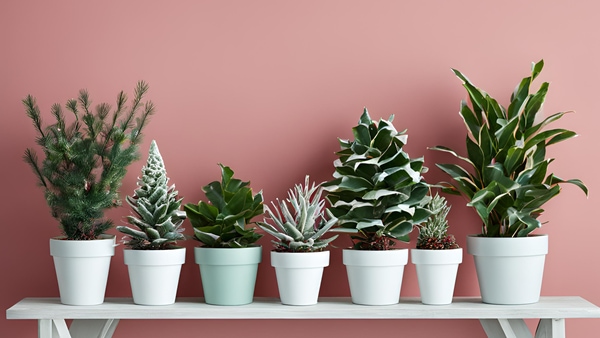 family of indoor planters