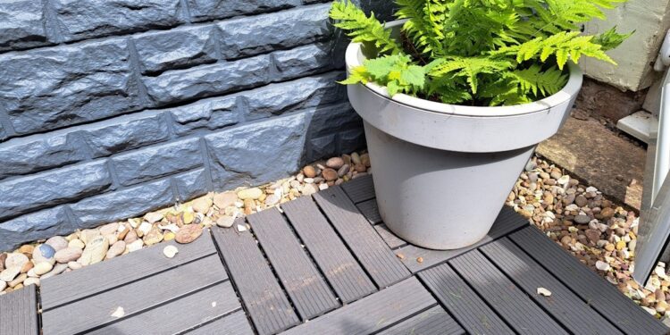 composite decking tiles