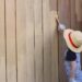 how to paint a fence