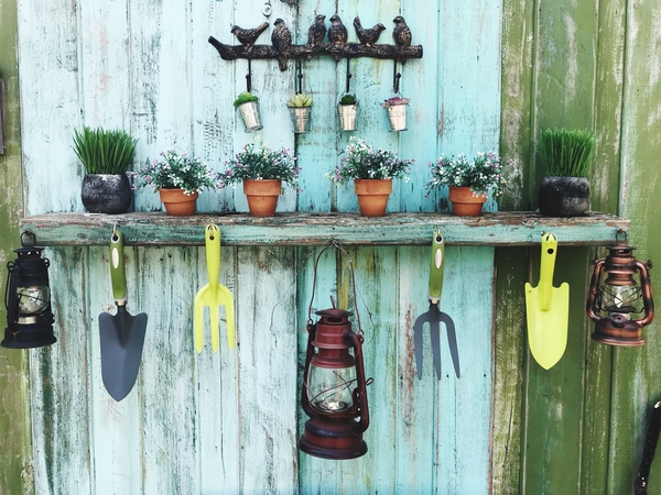 garden storage organized