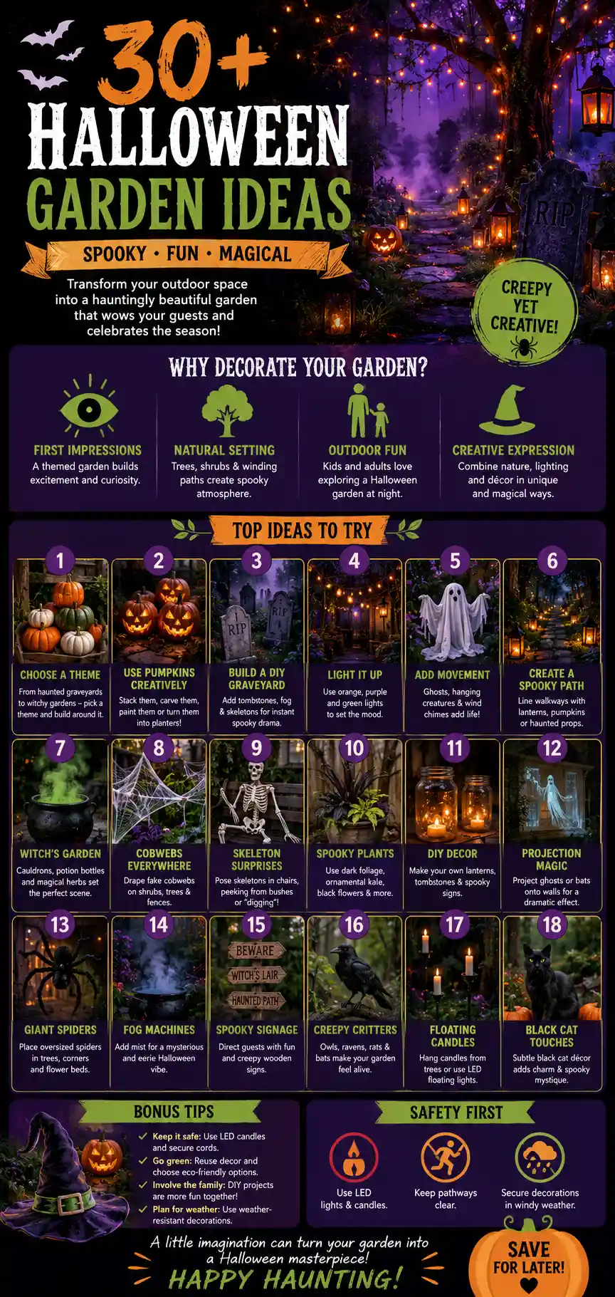 pin 30 Halloween Garden Ideas
