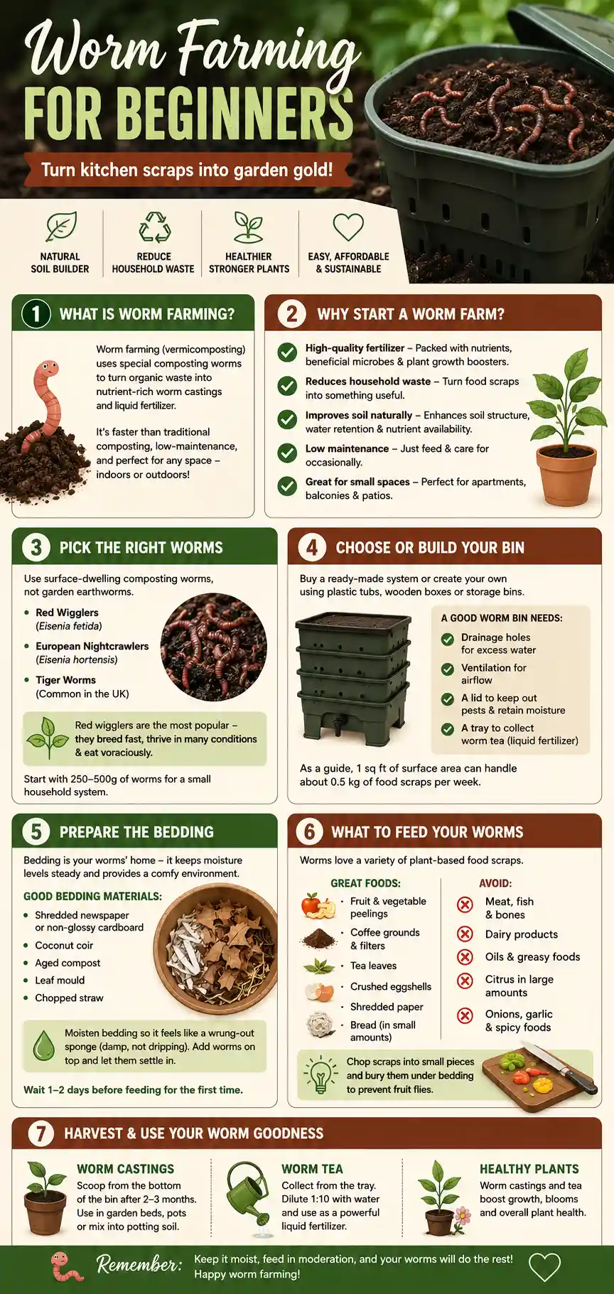 pin worm farming for beginners