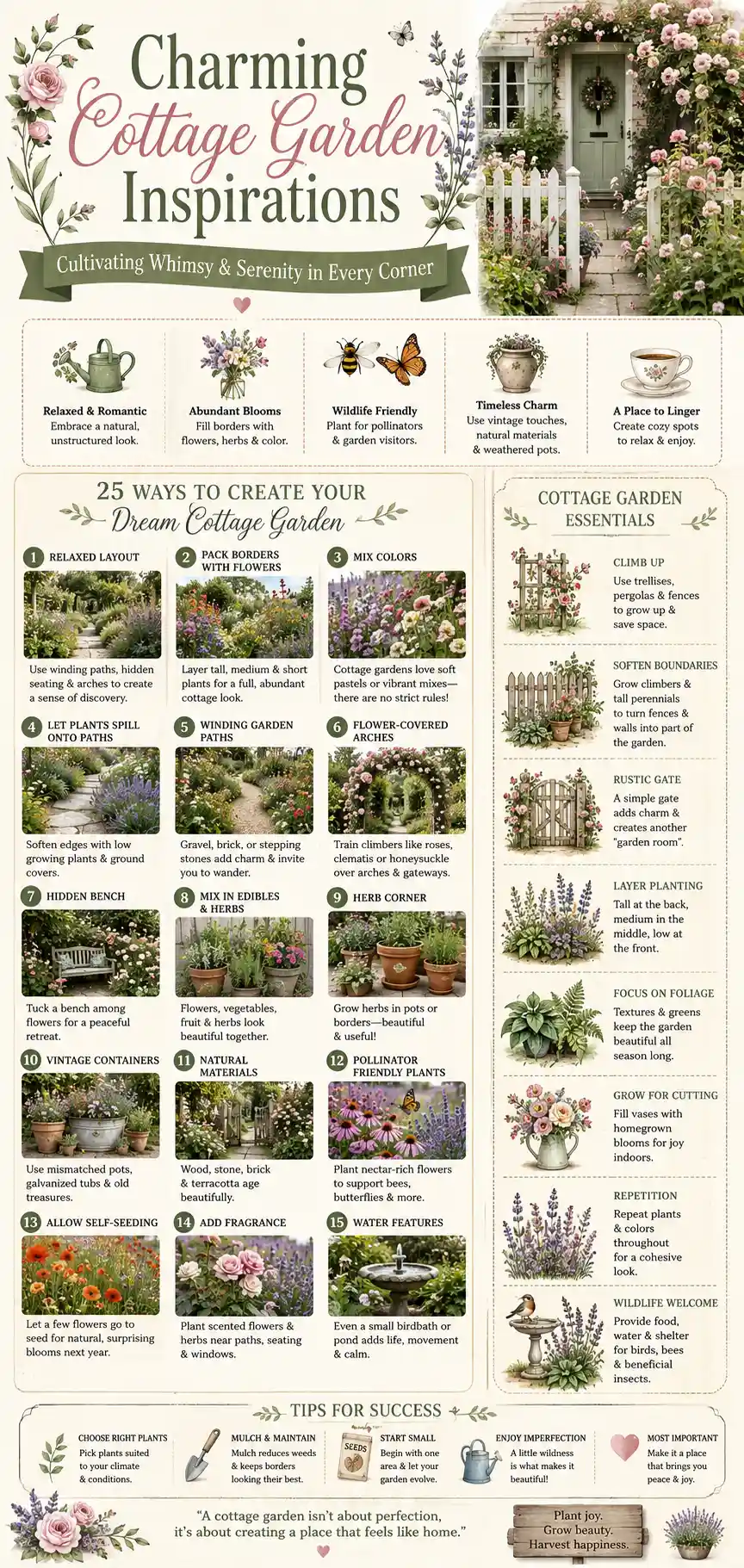 pin cottage garden inspirations